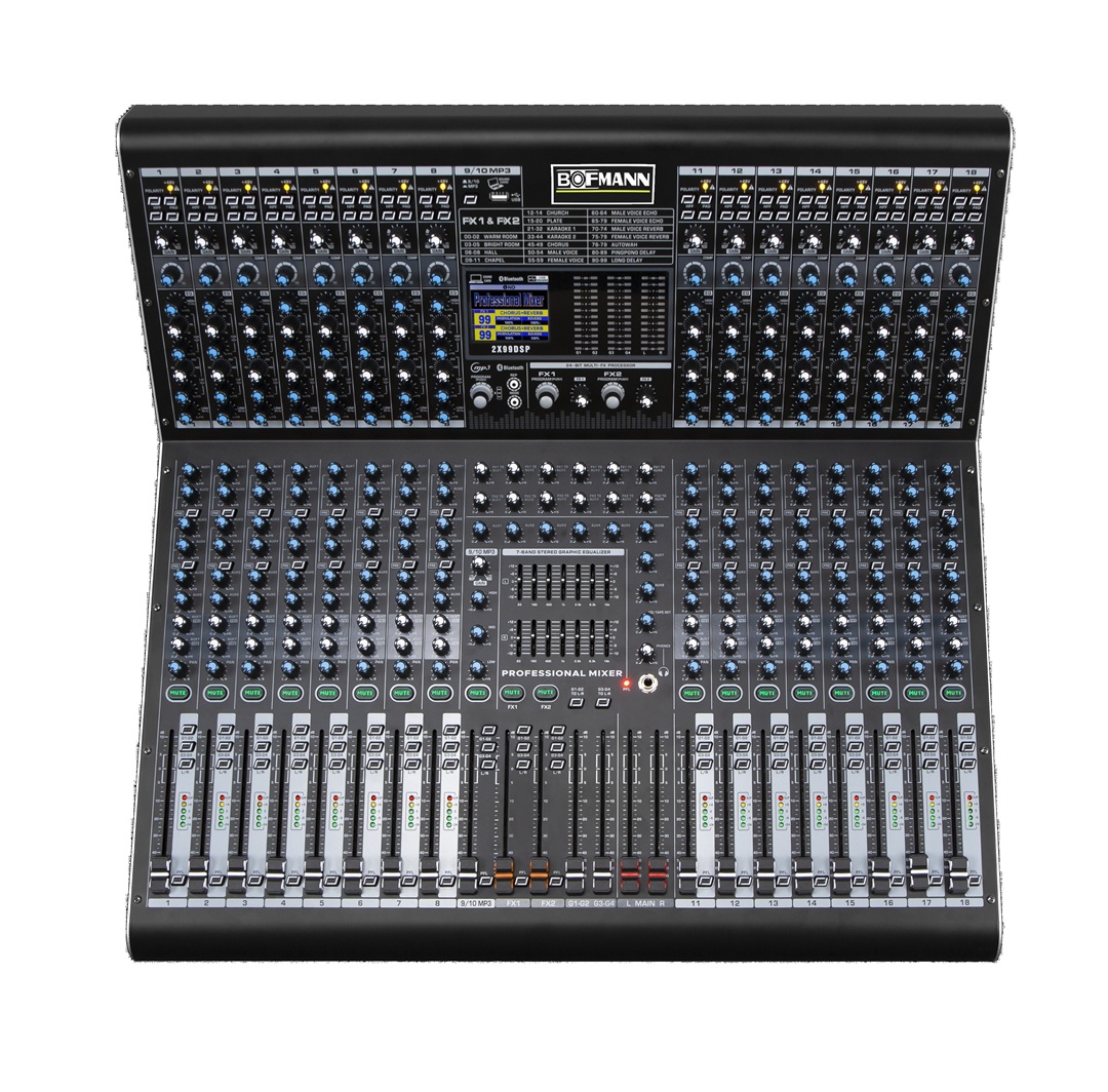 BOFMANN BF-FX16 16 Kanal Profesyonel Deck Mikser
