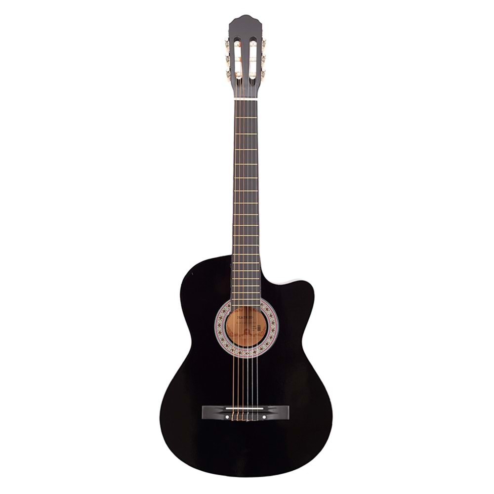 Madrid Mcg-120C Bk Cutaway 39 Klasik Gitar Tam Boy