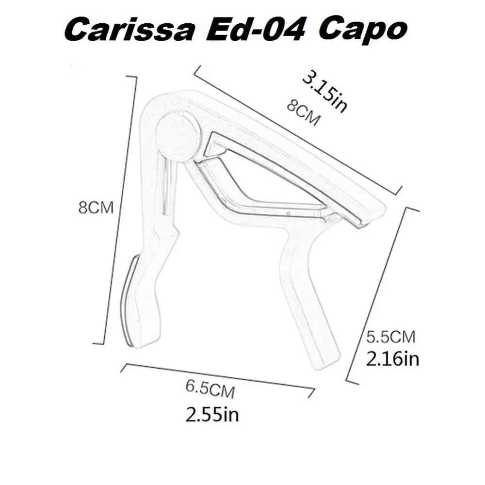 Klasik Gitar Kapo Siyah