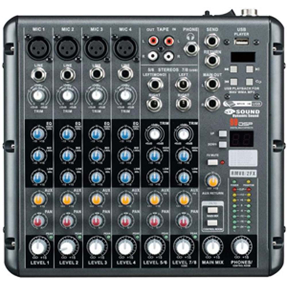 D-Sound Rmv8/2Fx Deck Mixer