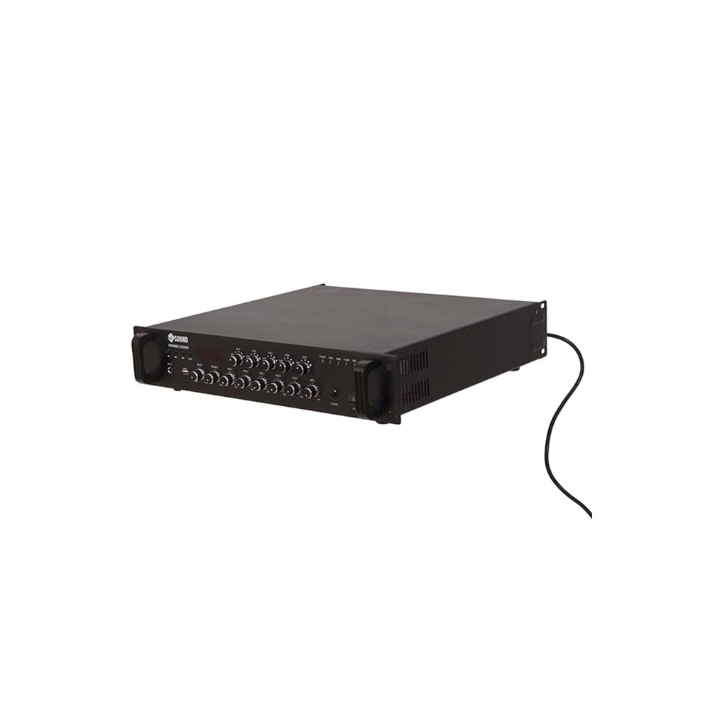 D-Sound D-400Uf 400 Watt Trafolu 5 Bölge Amfi