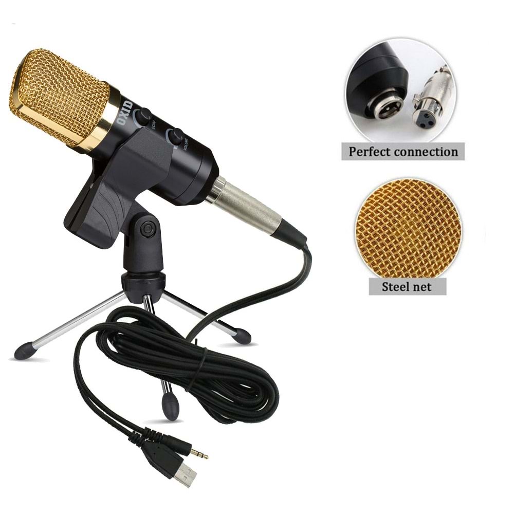 Oxid Bm-700 Echo 35Mm Jack Condenser Mikrofon