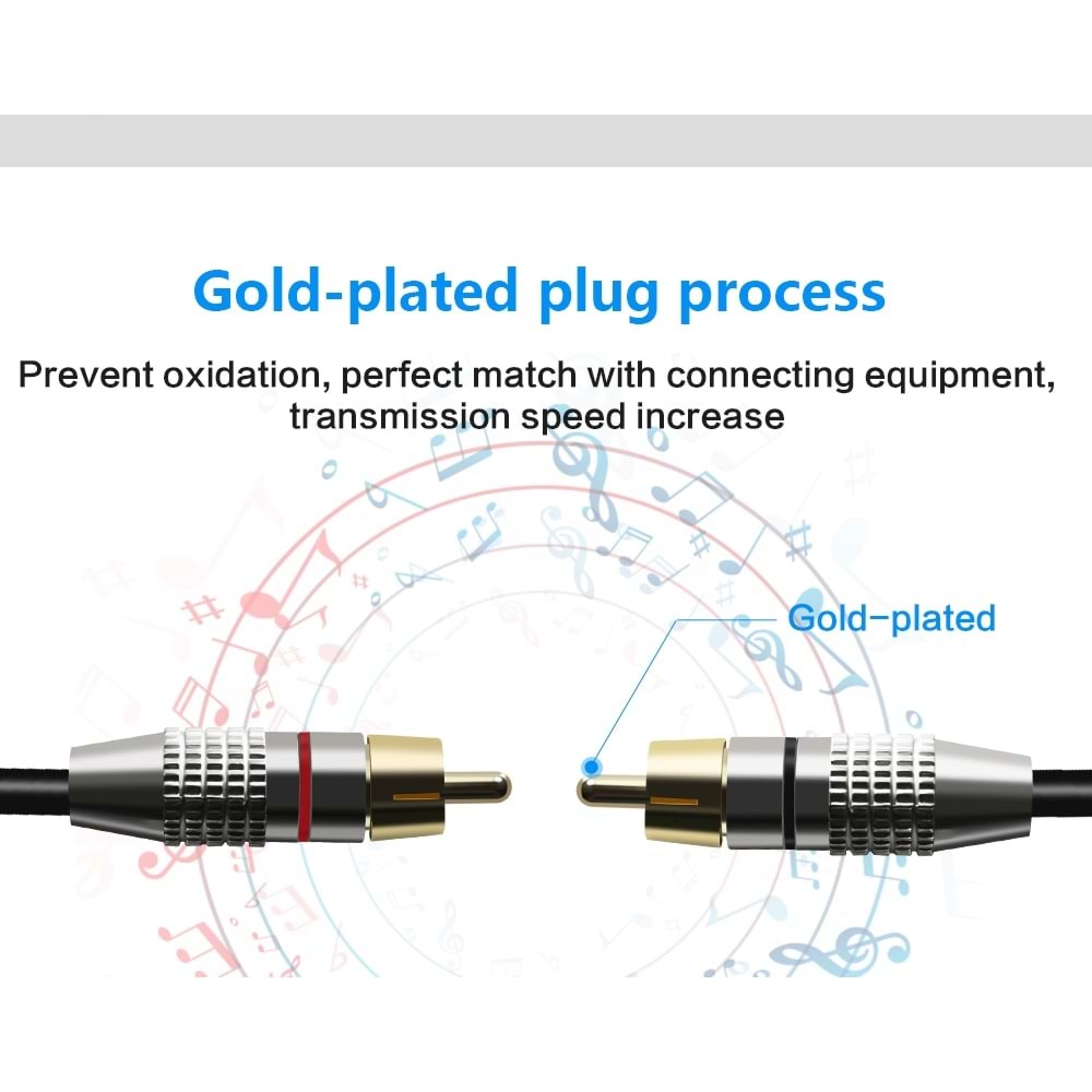 Rca Kablo Xlr-2Rca-Xlr Male 3 Metre