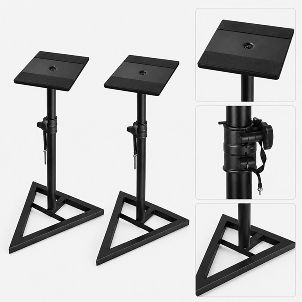 N-Audio SS-55 Stüdyo Referans Monitör Standı Sehpası Yükseklik Ayarlı (Çift)