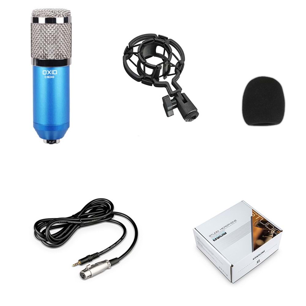 Oxid Cm-240 Mavi Condenser Mikrofon