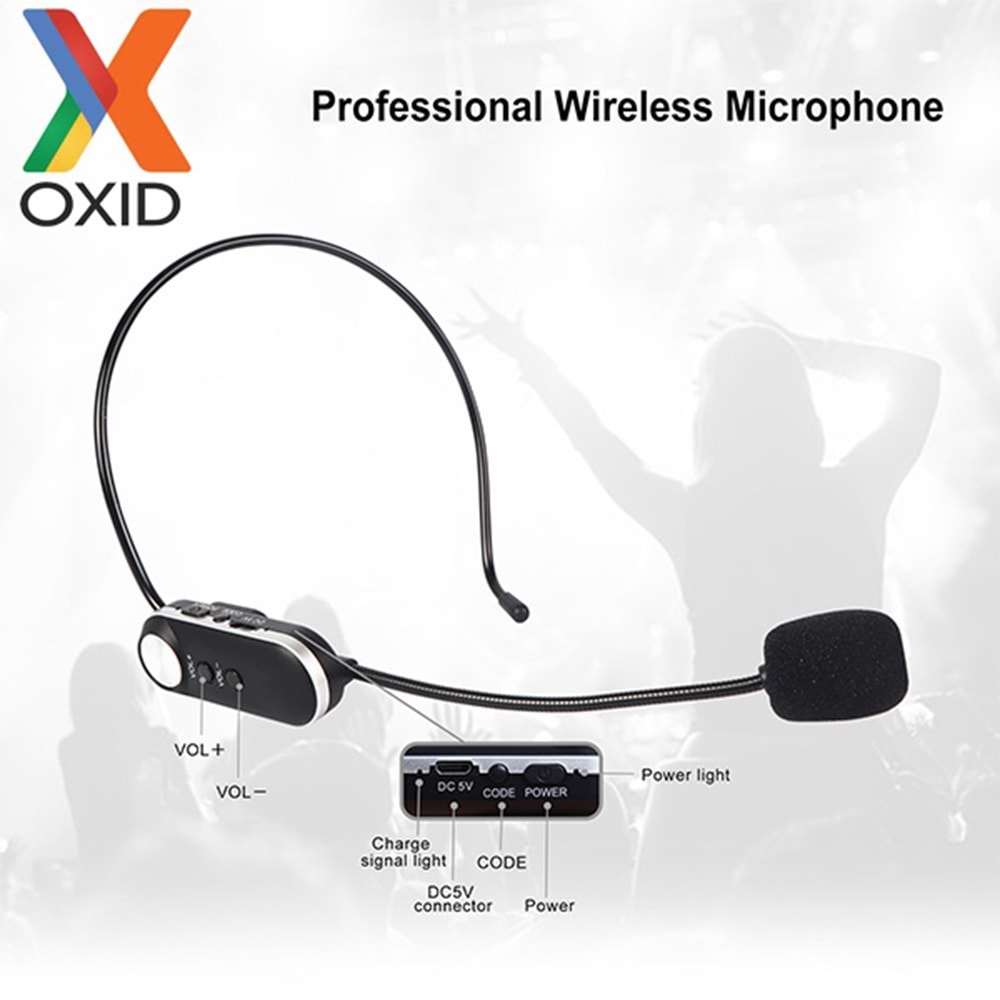 Oxid T2 Headset Kablosuz 2 Li