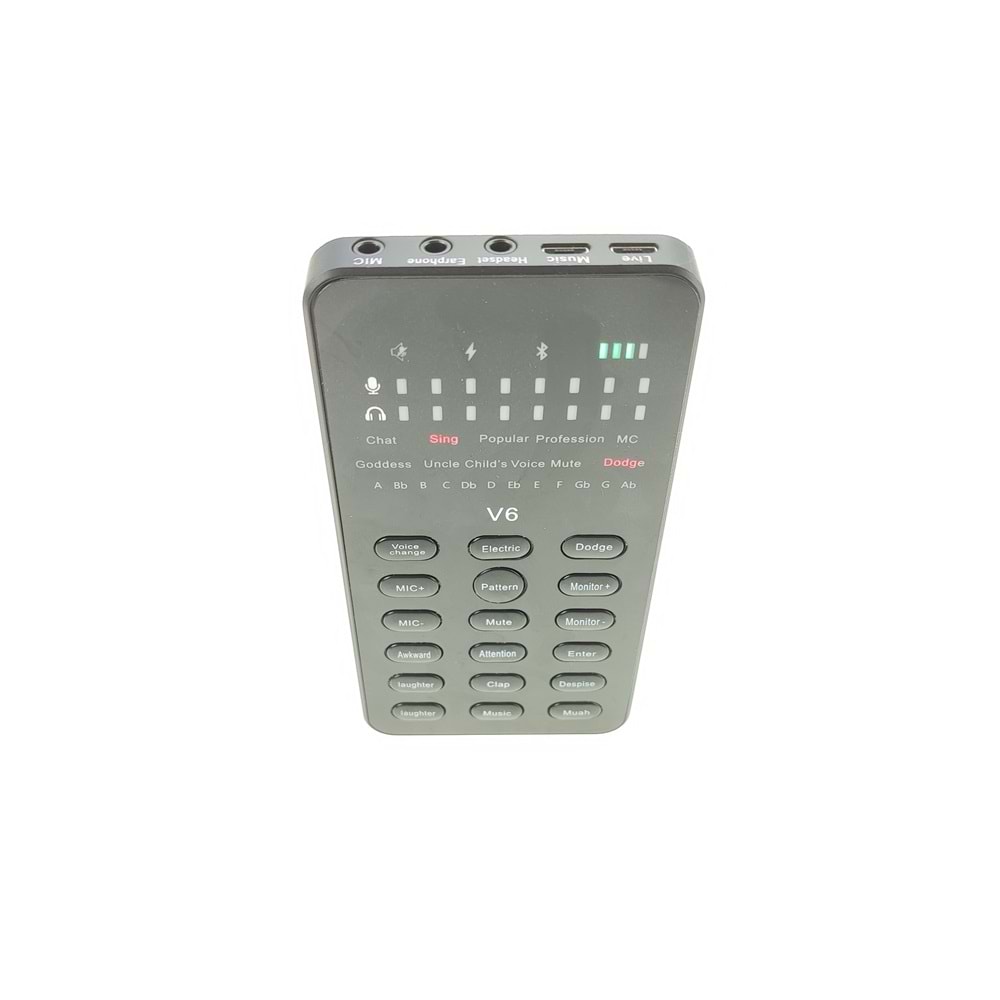 Oxid V6 Podcast Youtuber Ses Kartı