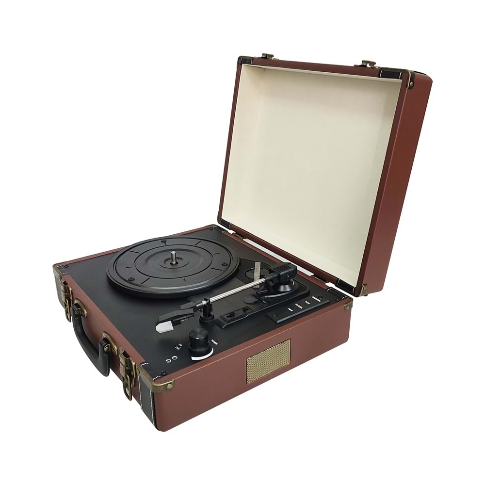 Musitrend T317 Retro Çanta Pikap - Rca - 33 45 78 Devir Kahverengi