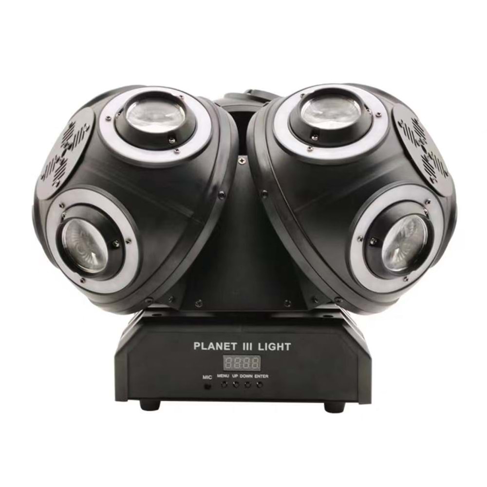 Queen DL-30F 3 Planet Balls Moving Head With Rgb Laser