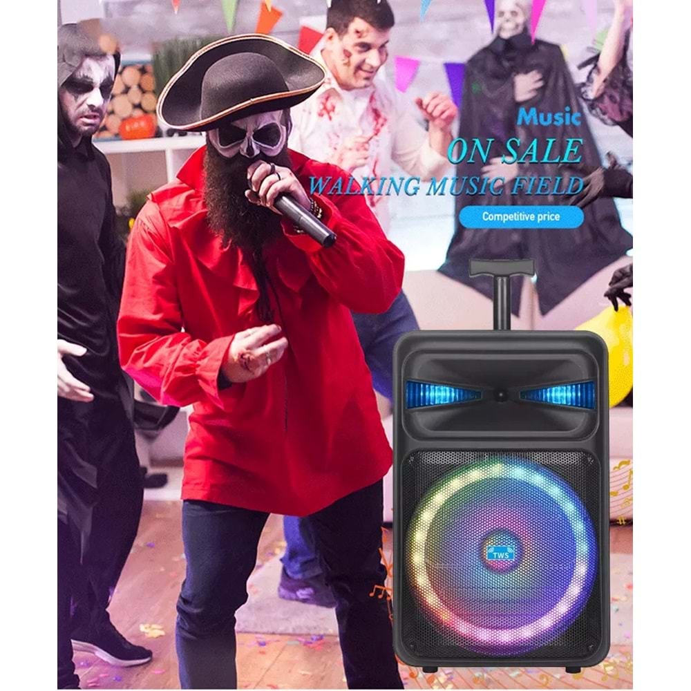 Bluetooth 12 Q12 Taşınabilir Şarjlı Hoparlör