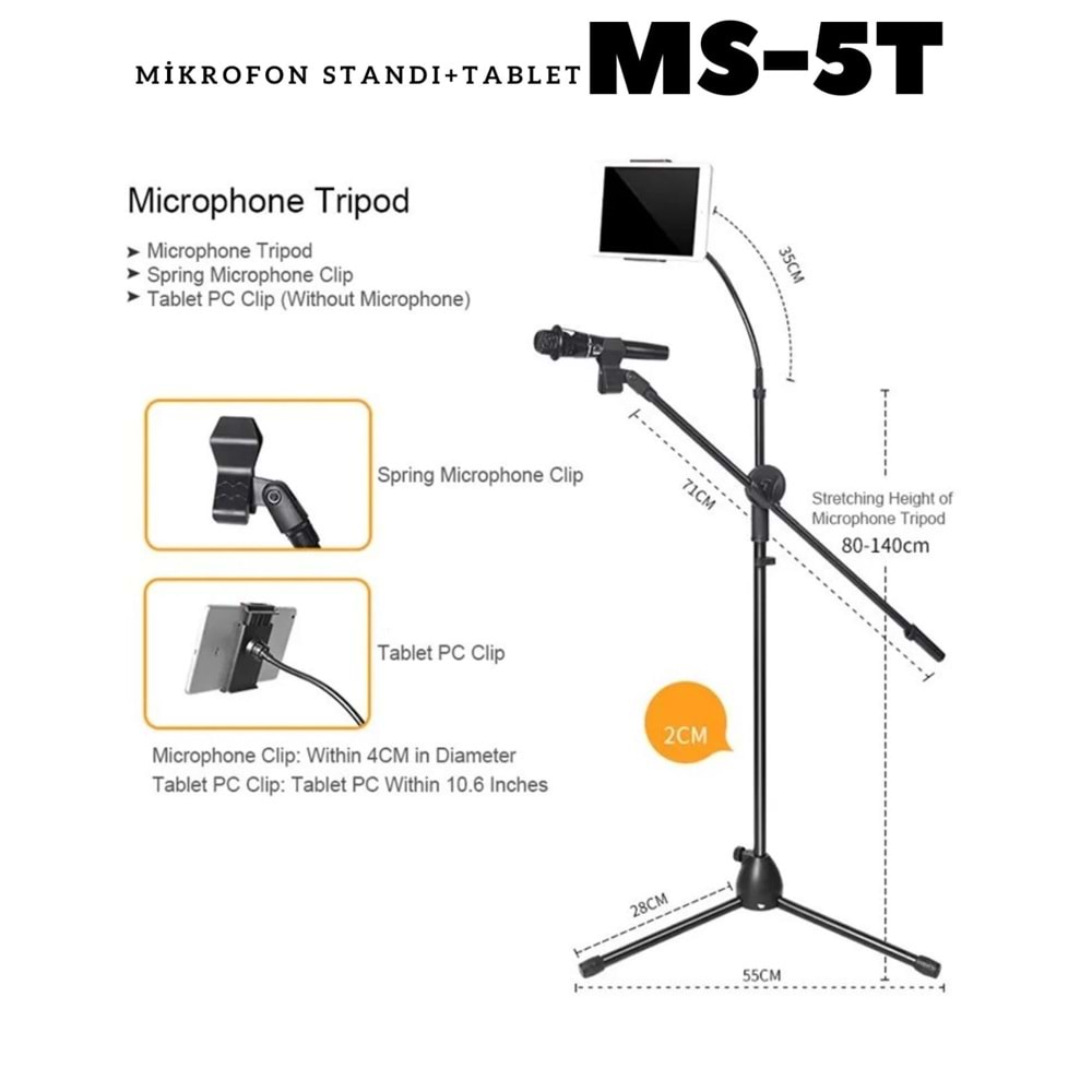 Tower Sm-5T Mikrofon Standı