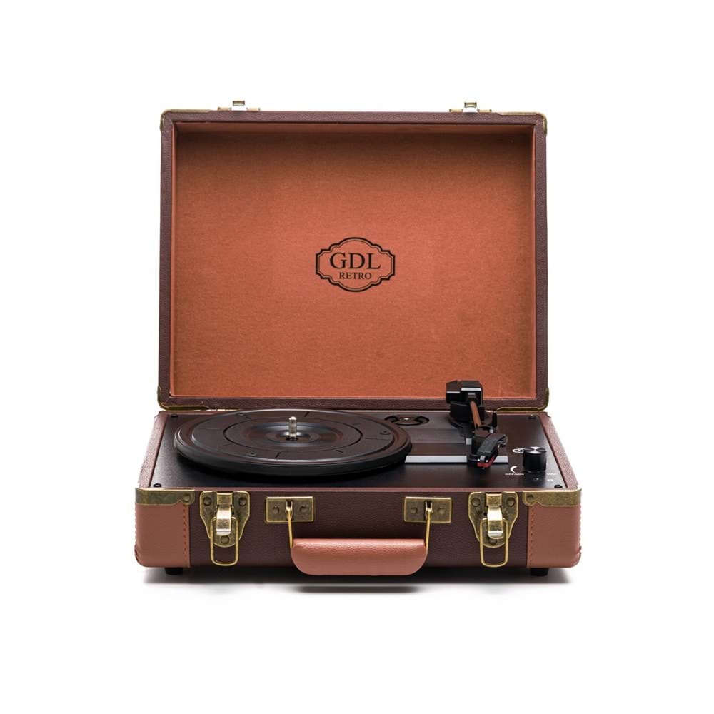 Gdl Retro Çanta Pikap T317B (Bluetooth Şarjlı) - Chocolate