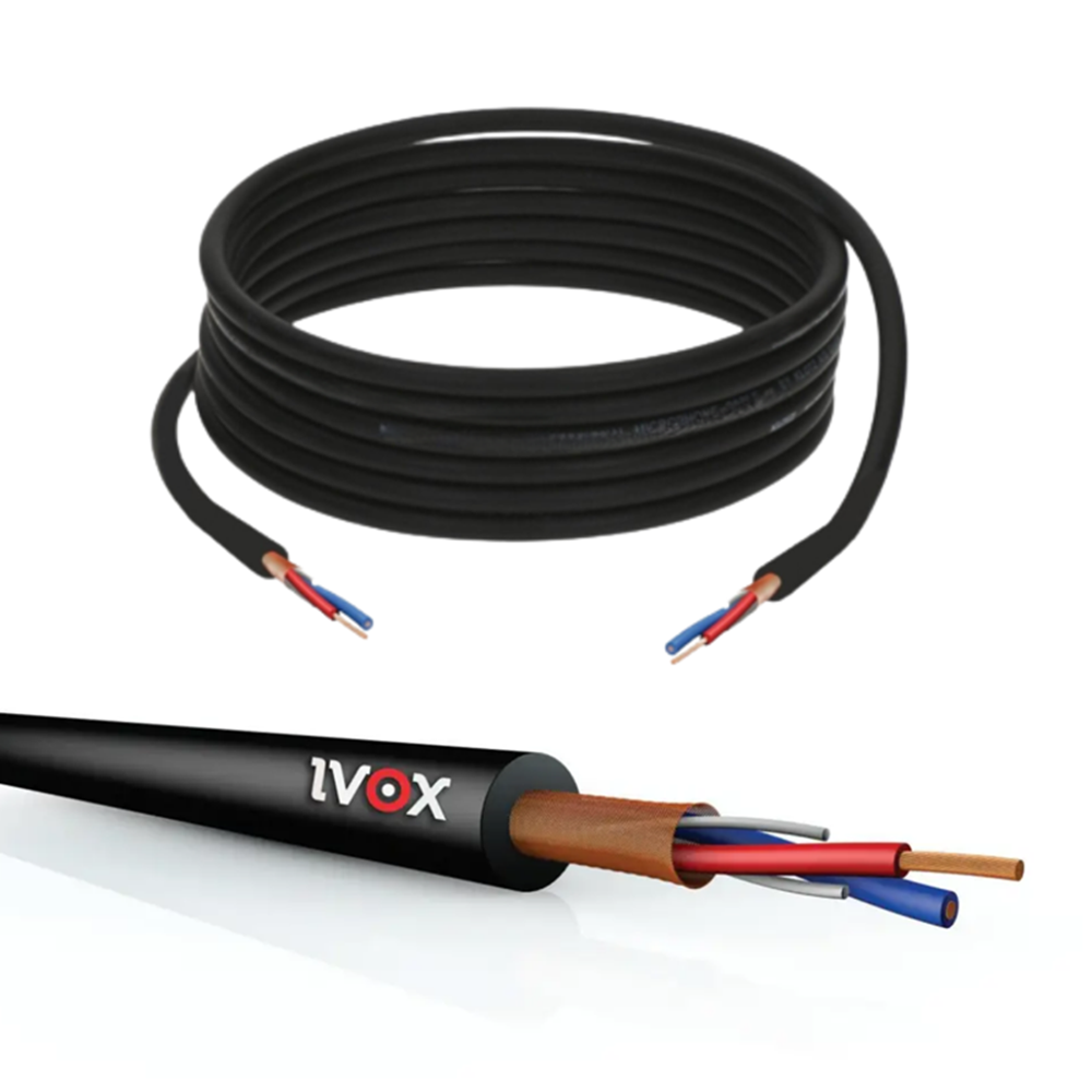 Ivox VF-224 Twin Flat 2x0.22 mm² stereo kablo