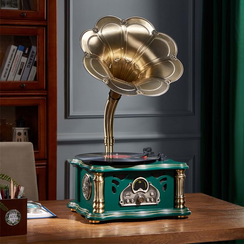 Gramofon-GD-693 Yeşil