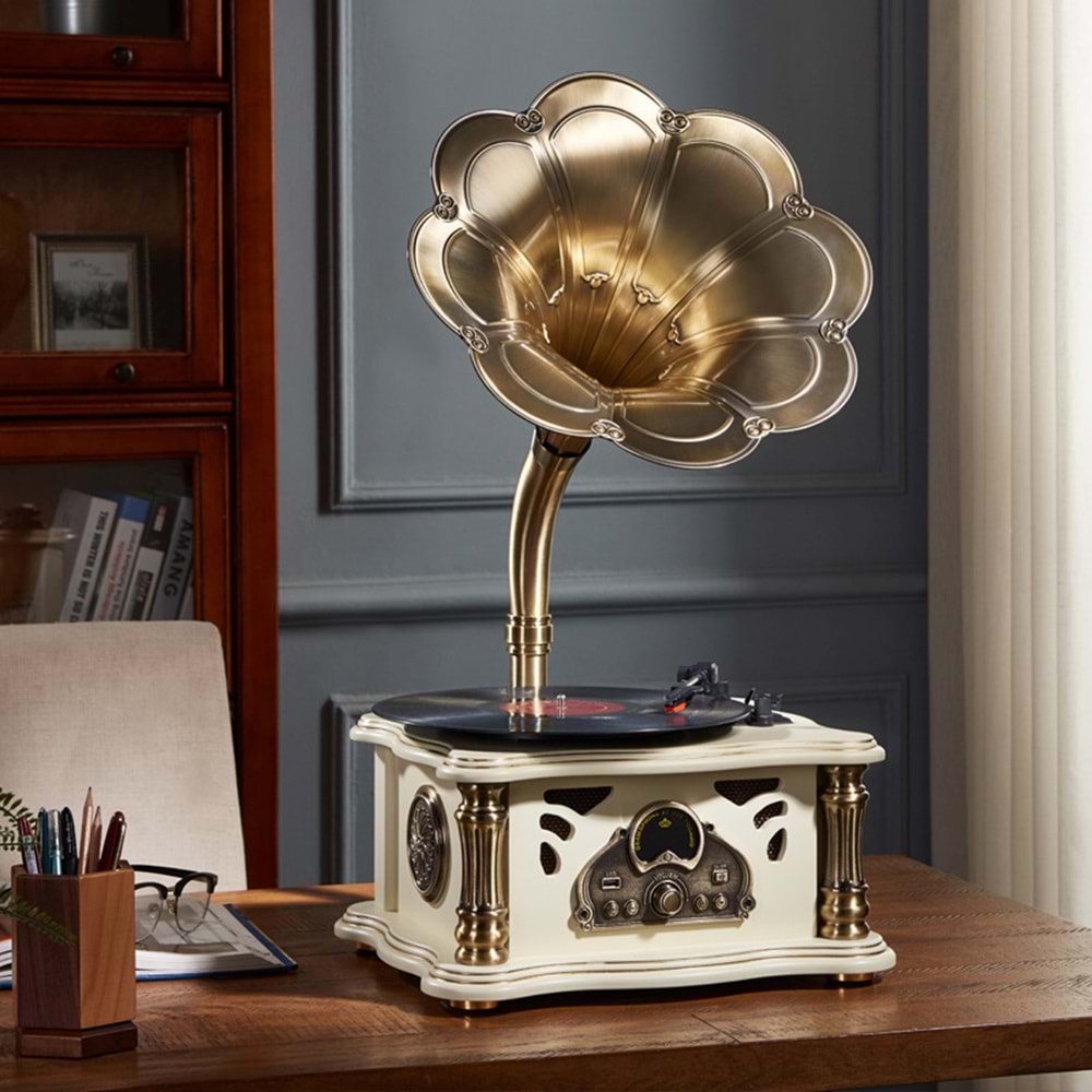 Gramofon-GD-693 Beyaz