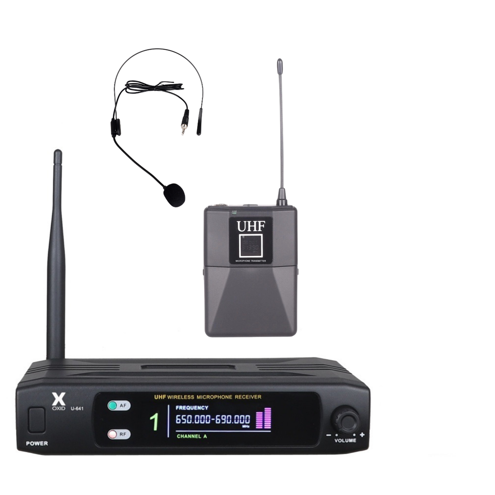 Oxid Uhf U-641H Headset Kablosuz Mikrofon