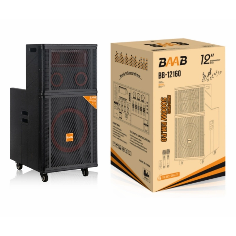 BAAB Bb12160 12 Inch Active Pair Big Outdoor Bt Speaker For Good Sound Karaoke Home Theatre System