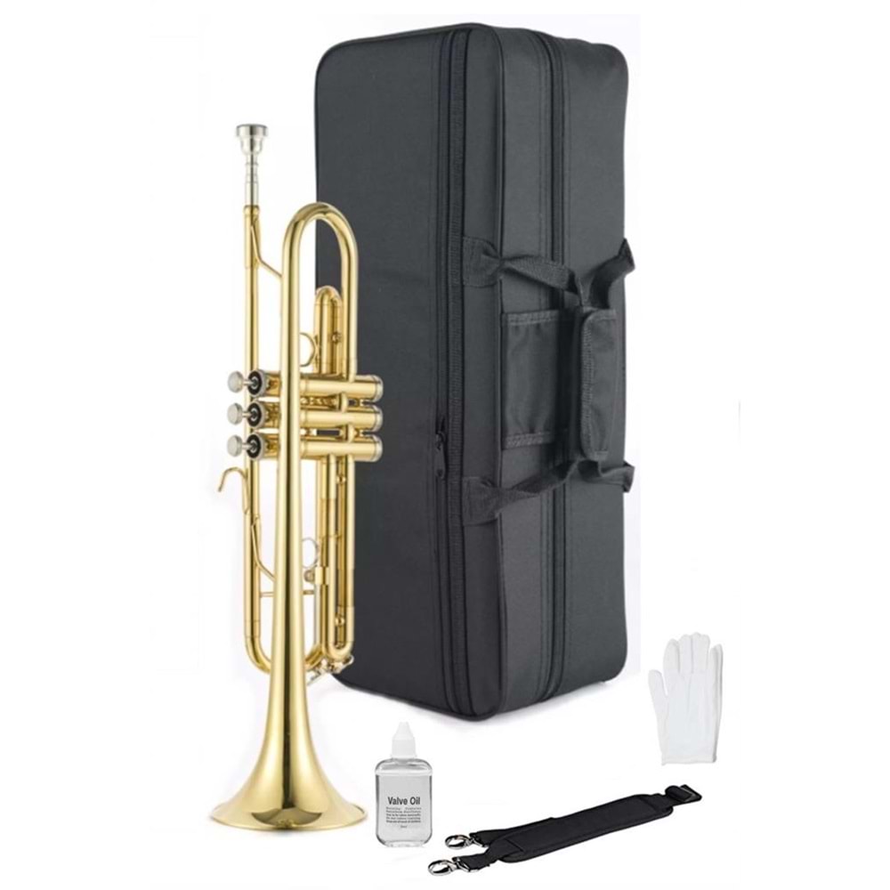TP-5000 Profesyonel Bb Trompet Si Bemol (Sib) Prof Çantalı