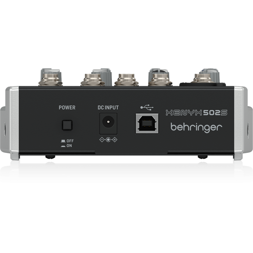Behringer XENYX 502S Premium Analog 5-Input Mixer with USB Streaming Interface