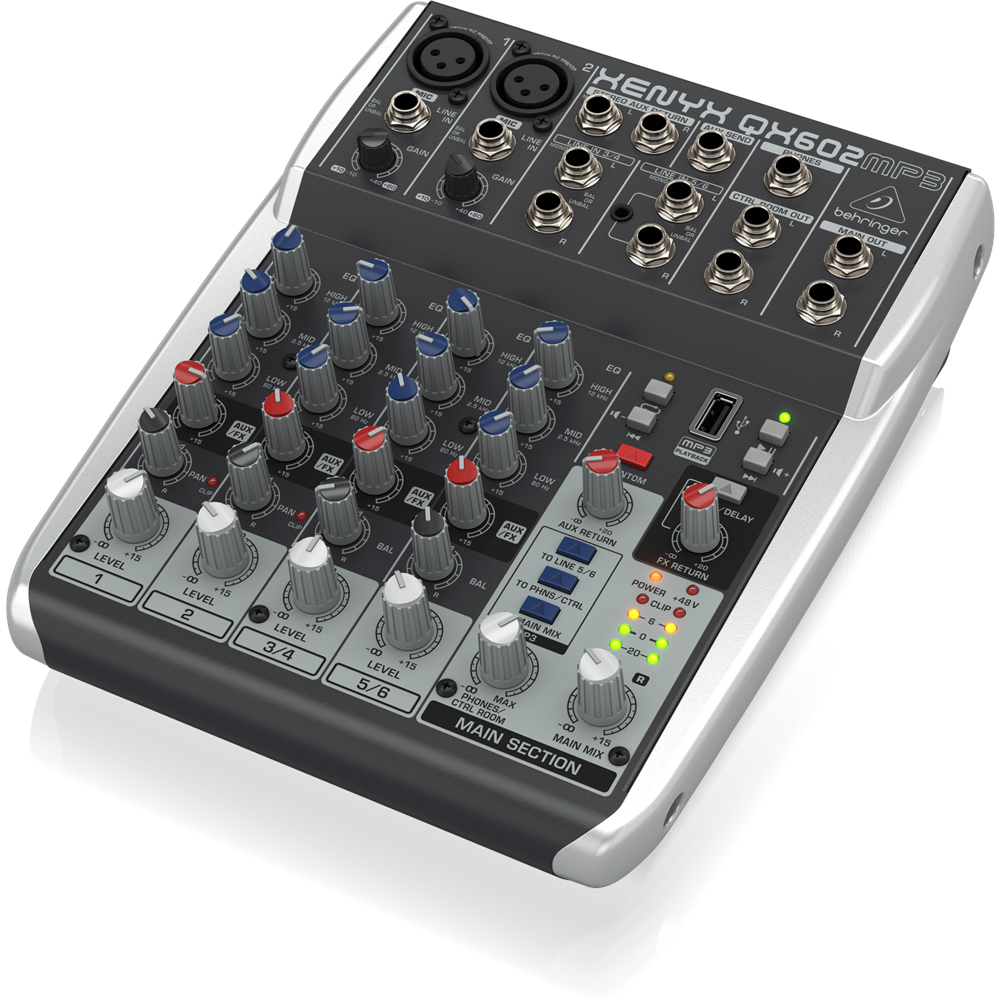 Behringer QX602MP3 6 Kanal Mp3'lü Mikser