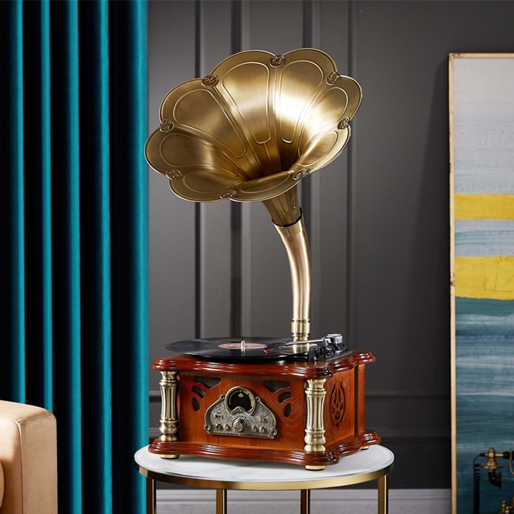Gramofon-GD-693 Kahverengi