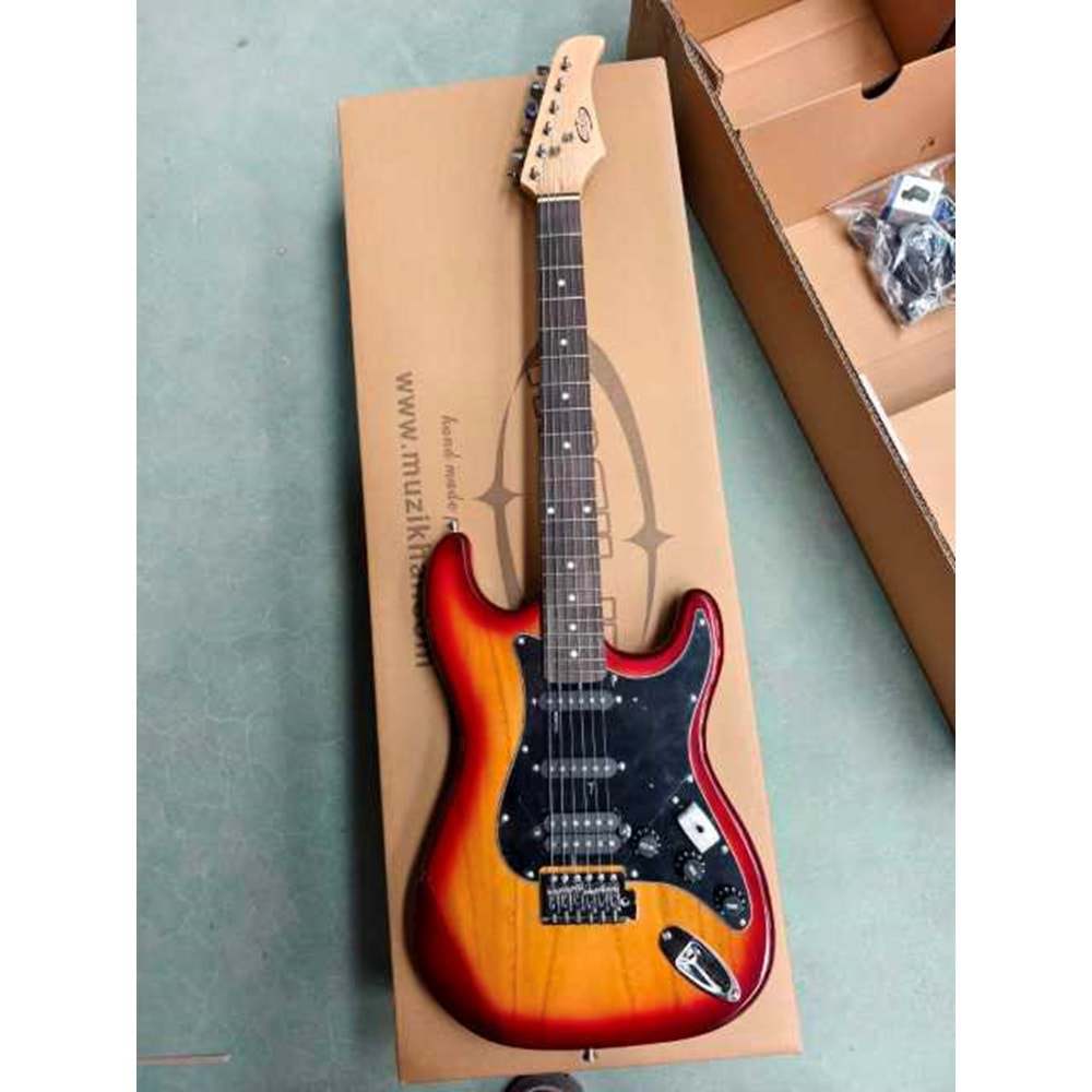 ST-205 Rock-IN Elektro Gitar Set BCBS ÇİLEK