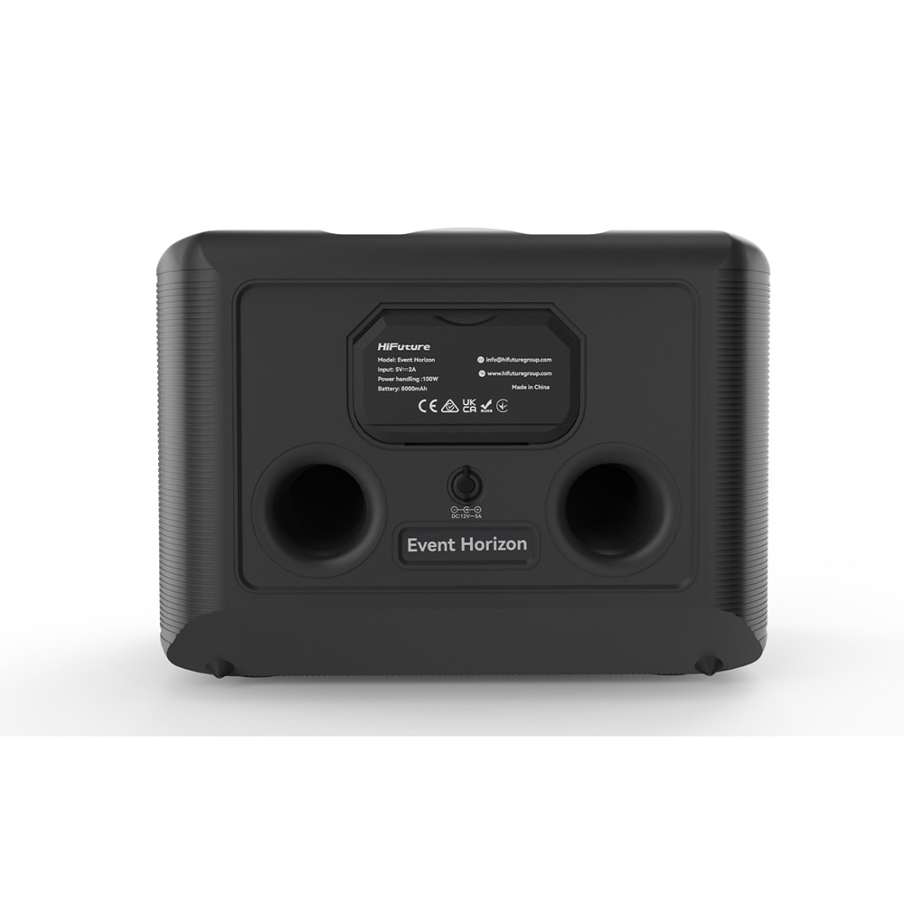 HiFuture Event Horizon Bluetooth 5.3 100W RGB Taşınabilir Hoparlör Siyah