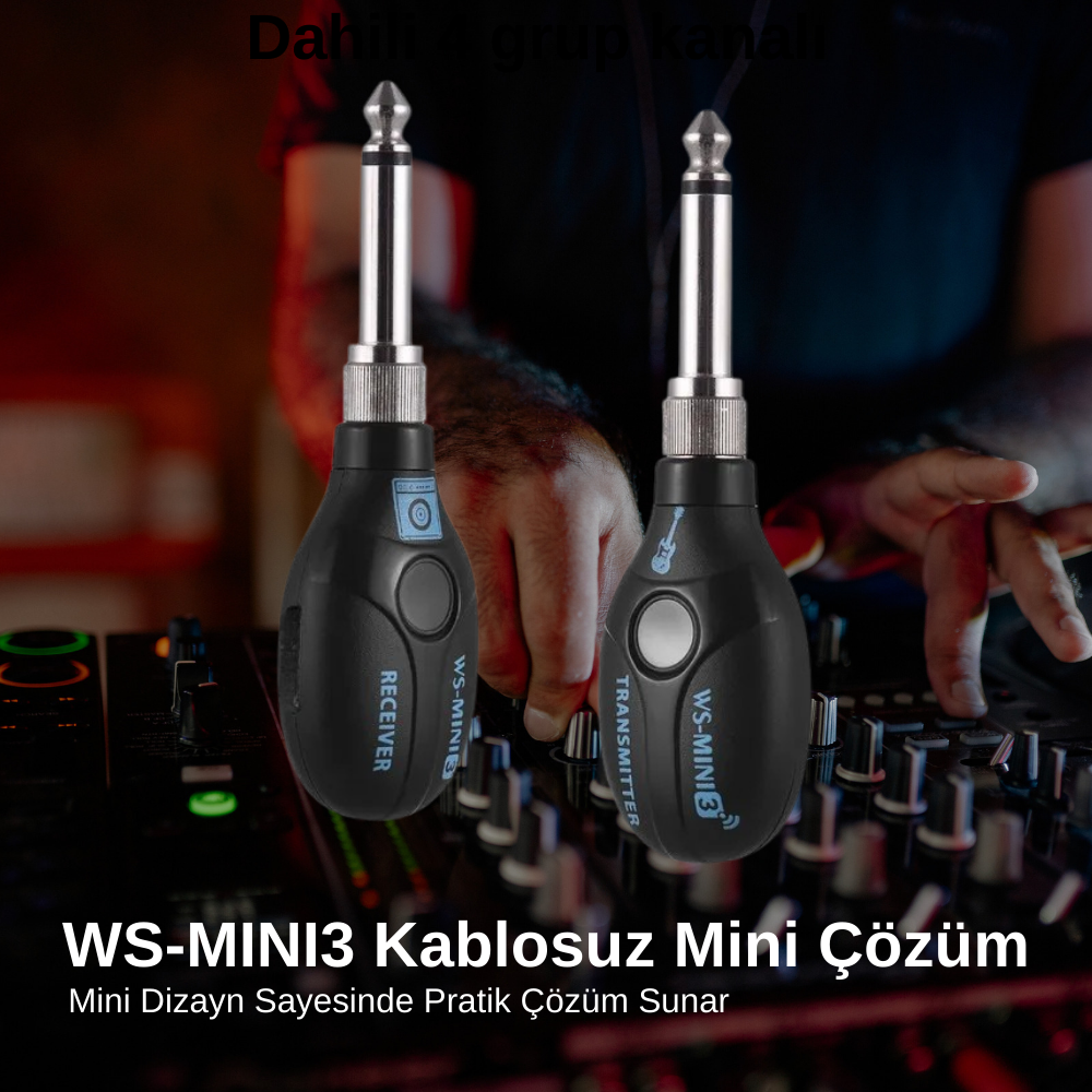 OXID Kablosuz Jack WS-MINI3 Kablosuz Jack Bağlantı Sistemi