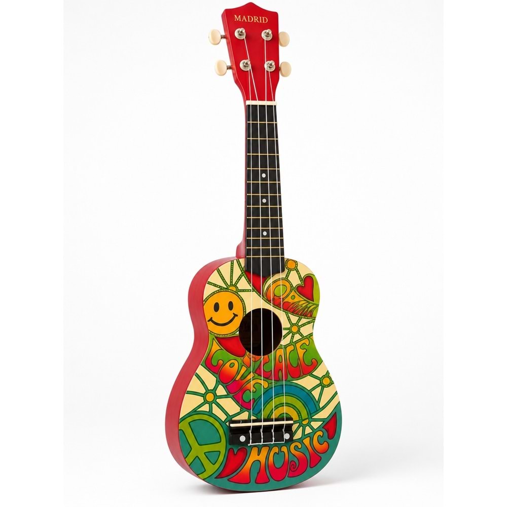 Madrid Ukulele Decal MU-21-10Peace