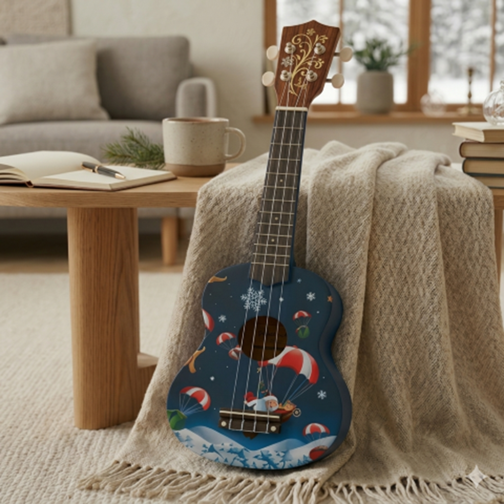 Madrid Ukulele Decal MU-21-16Christmas