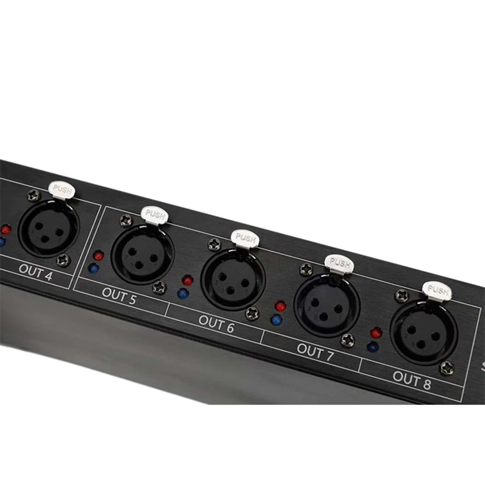 Dmx512 RDM DMX sinyal 8 kanal Splitter