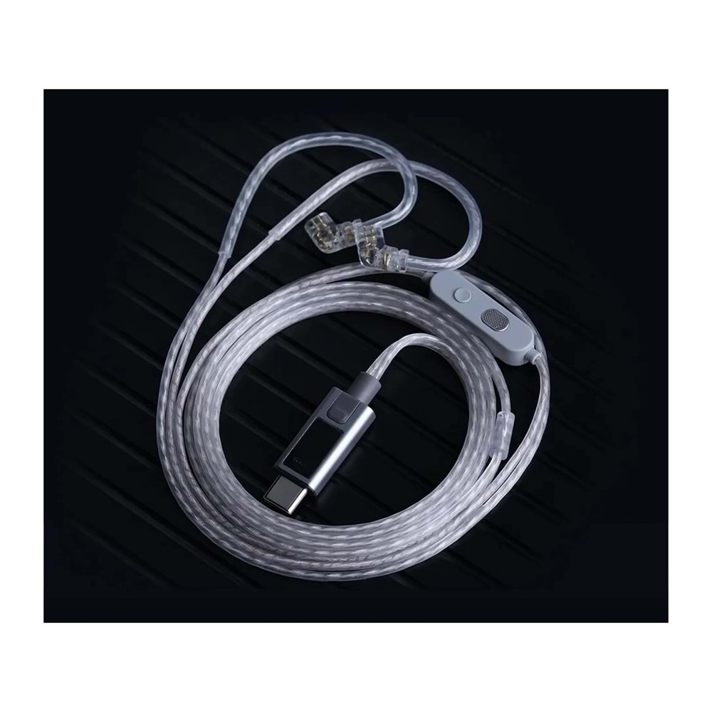 CCA KZ JT2 Type-c Kulaklık Kablosu C-Pin Kablo (Mikrofonsuz)