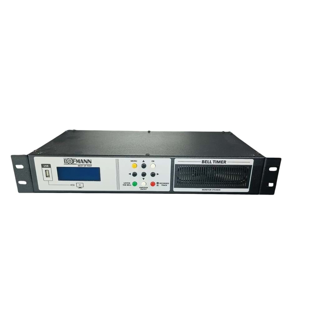 BOFMANN Rack Tipi Kumandalı Okul Zil Saati BF ZS3RK