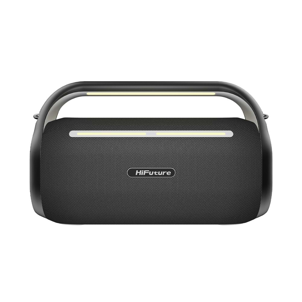HiFuture MusicBox 100 Kablosuz Karaoke Hoparlör 70W Çift Mikrofon Bluetooth 5.0 Siyah