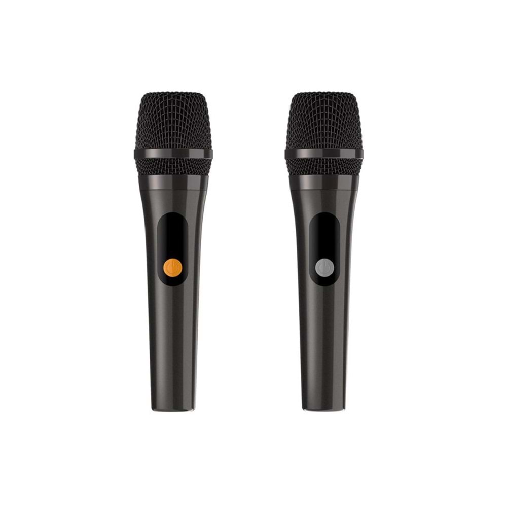 HiFuture MusicBox 100 Kablosuz Karaoke Hoparlör 70W Çift Mikrofon Bluetooth 5.0 Siyah