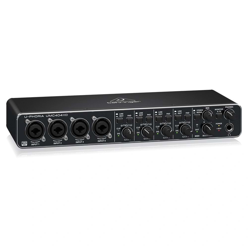 BEHRINGER UMC404HD 4x4 24-Bit/192 kHz USB Ses Kartı