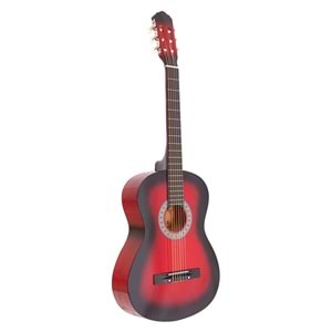 Madrid Mcg-125 Rds-Kırmızı Siyah 39 Klasik Gitar Tam Boy