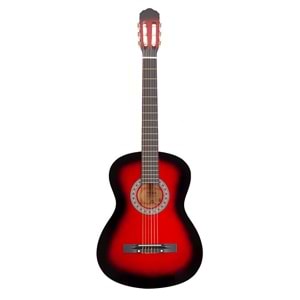 Madrid Mcg-125 Rds-Kırmızı Siyah 39 Klasik Gitar Tam Boy