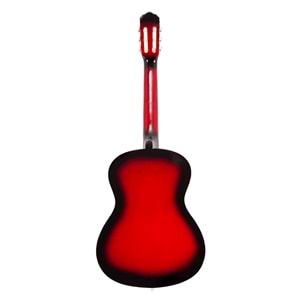 Madrid Mcg-125 Rds-Kırmızı Siyah 39 Klasik Gitar Tam Boy