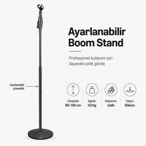 Tower MS-007 Ayarlanabilir Mikrofon Standı