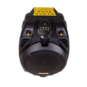 D-Sound Pa-065 130W Siyah Amfi Taşınabilir Şarjlı Hoparlör