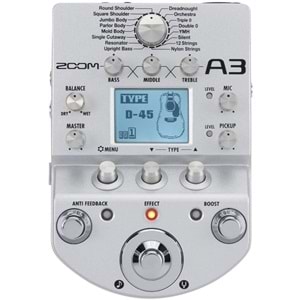 Zoom A3 Akustik Gitar Prosesör