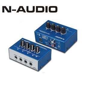 N-Audio Kulaklık Amfisi Amp-S4(Eu) 4 Kanal
