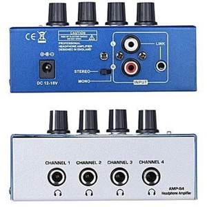 N-Audio Kulaklık Amfisi Amp-S4(Eu) 4 Kanal