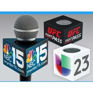 Mikrofon Firma Tanıtım Baskılı Logo