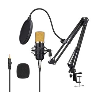 Oxid Kayıt Mikrofonu Bm-700 Set 35Mm Condenser Mikrofon