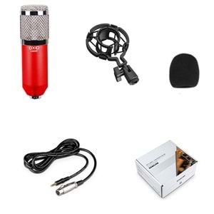 Oxid Cm-240 Kırmızı Condenser Mikrofon