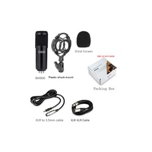 Oxid Cm-240X Black Condenser Mikrofon