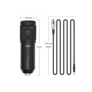 Oxid Cm-240X Black Condenser Mikrofon