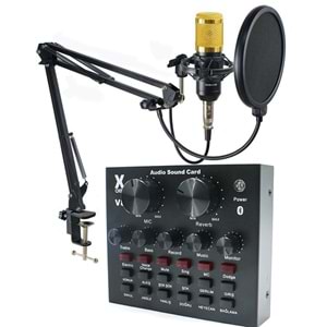 Oxid V8 Ses Kartı Ve Bm800 Mikrofon Seti Gen2